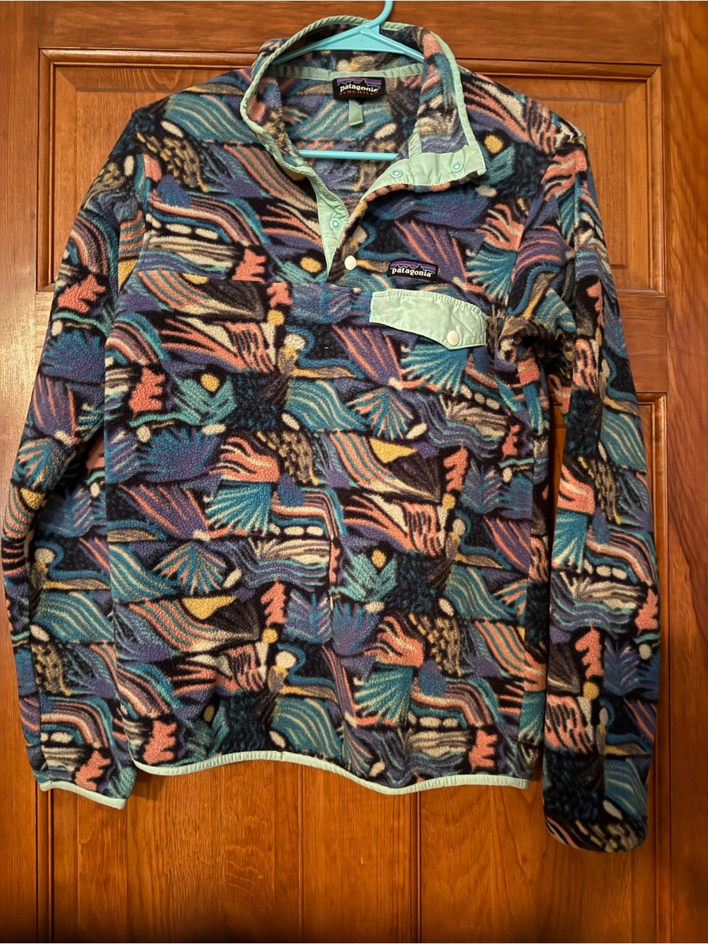 Patagonia Multicolor Abstract Snap-T Fleece Pullover
